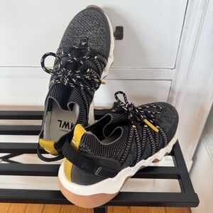 Madewell Field Knit Sneakers / Black Granite Multi